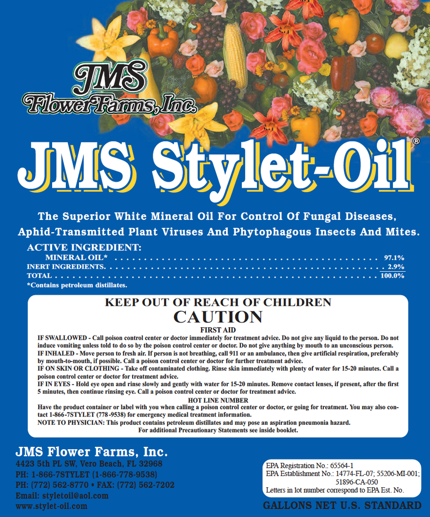 Regular JMS Stylet-Oil Label